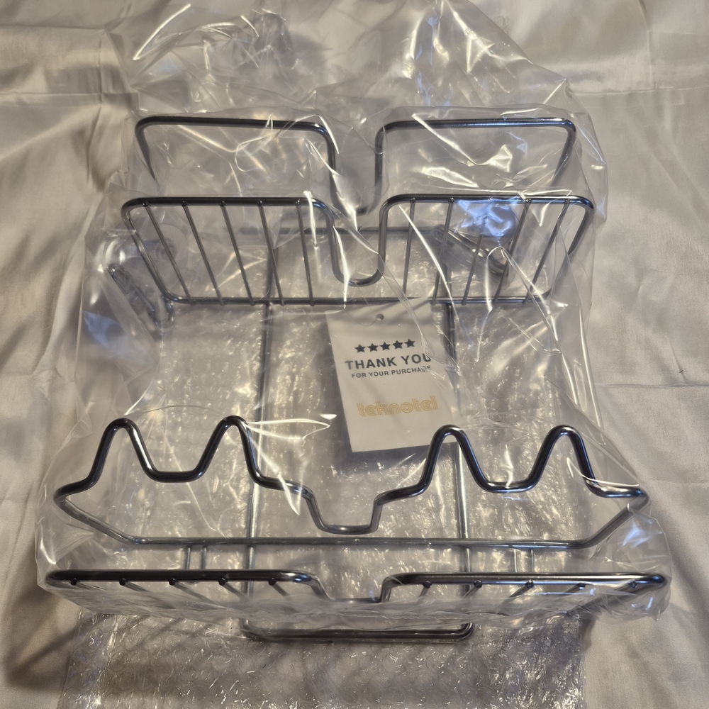 Silver Metal Dish Rack
